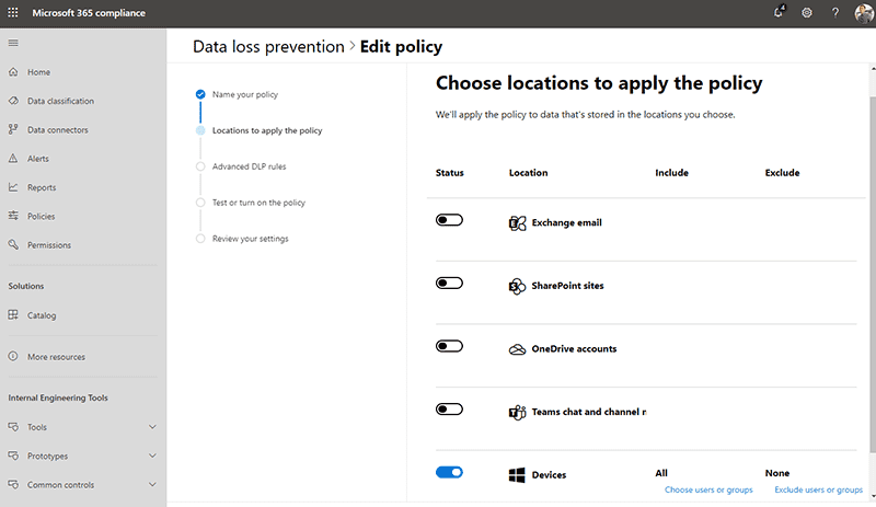 maximiza-microsoft-endpoint-data-loss-prevention-microsoft-365-compliance-center