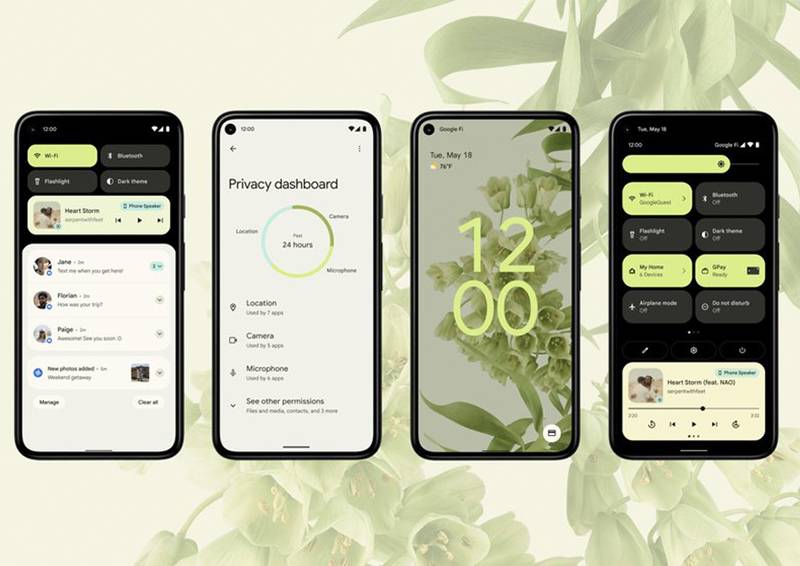 Android 12: nova interface e design, desempenho mais rápido, personalização, e privacidade